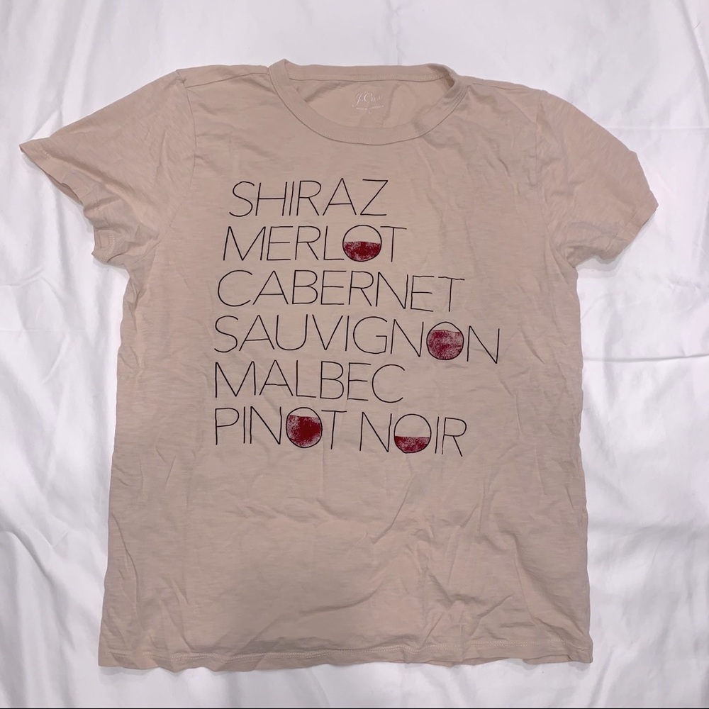 JCrew Red Wine T-Shirt size L